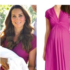 Pink Seraphine Nursing and Maternity Dress